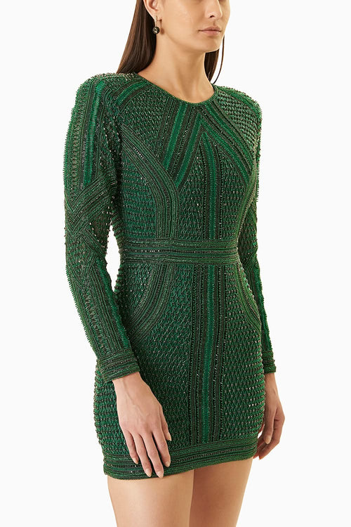Green Cocktail Dress