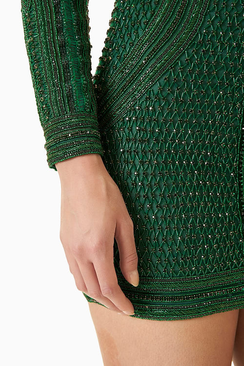 Green Cocktail Dress