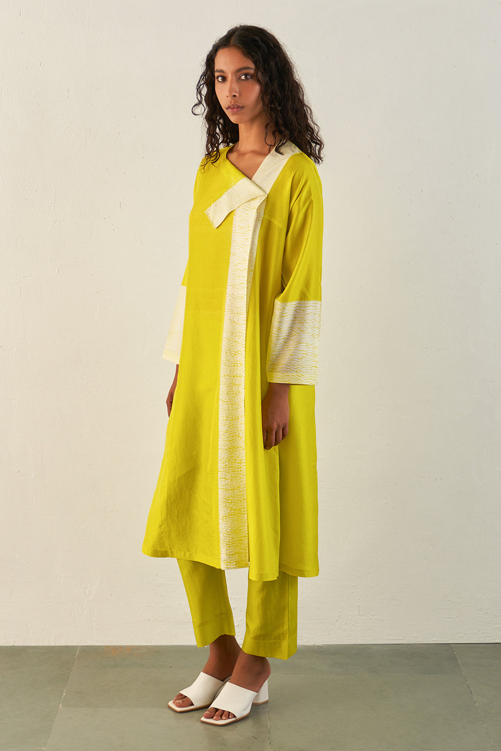 Lime Flow Kurta