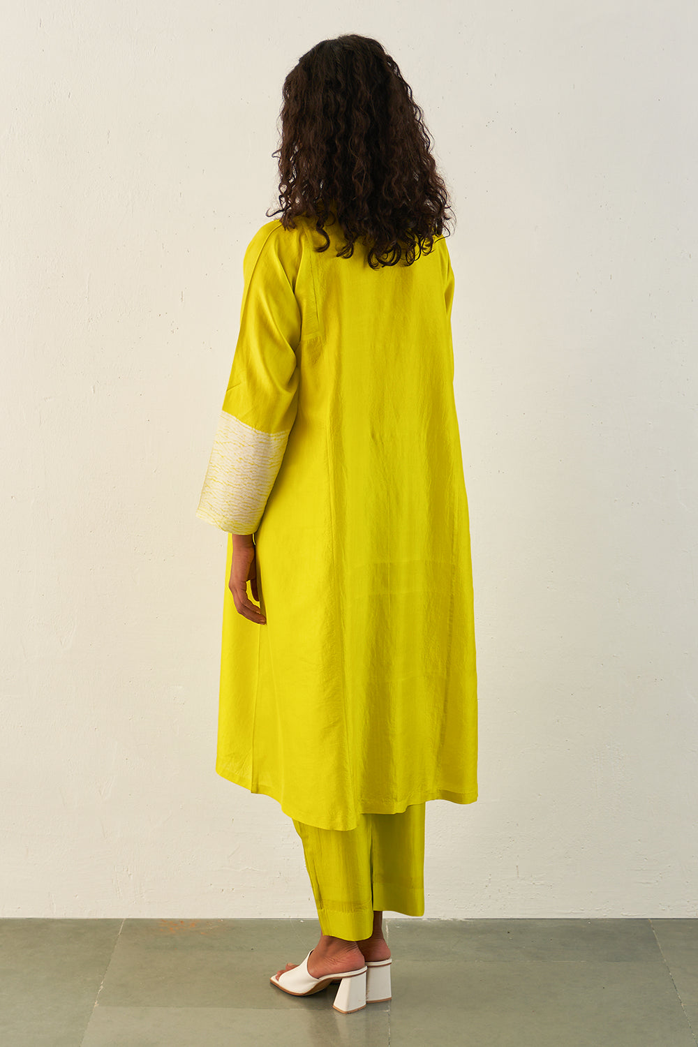 Lime Flow Kurta