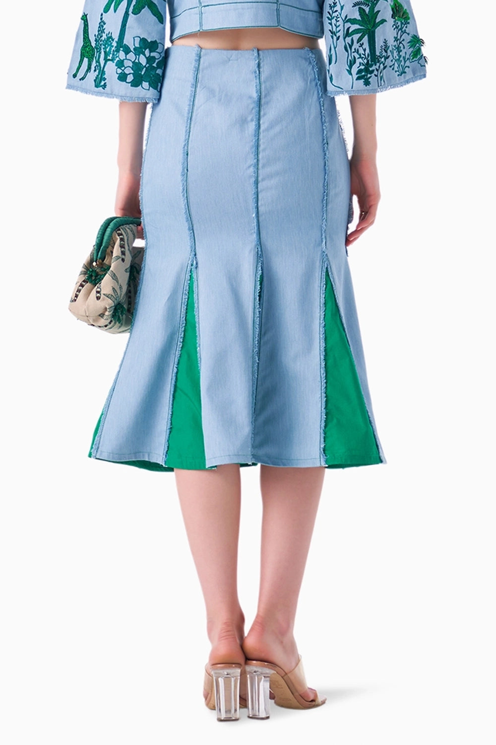 Aqua Grassland Skirt
