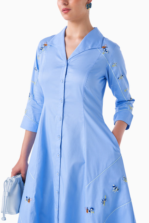 Blueberry Averra Dress