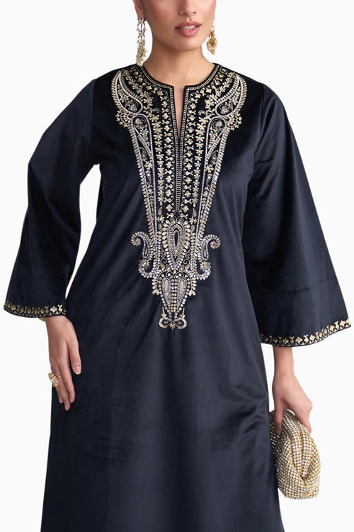 Nova Black Kaftan