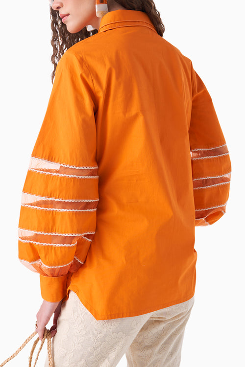 Orange Whisp Shirt