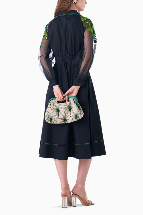 Black Mimosa Dress