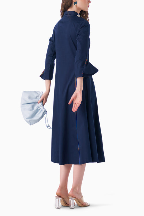 Navy Malsie Dress