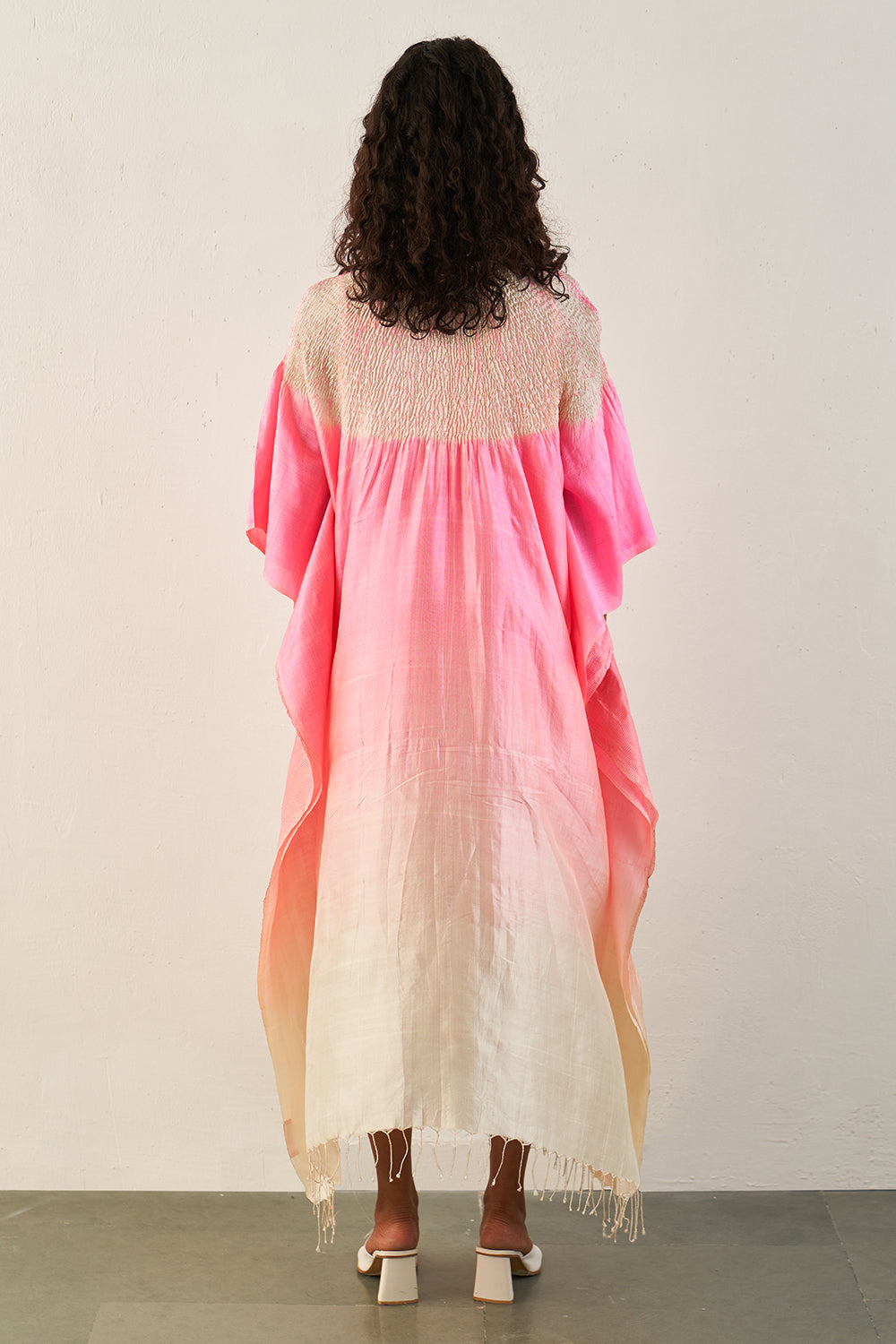 Pink Ombre Sector Kaftan