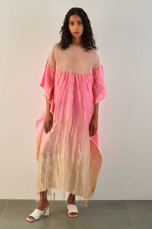 Pink Ombre Sector Kaftan