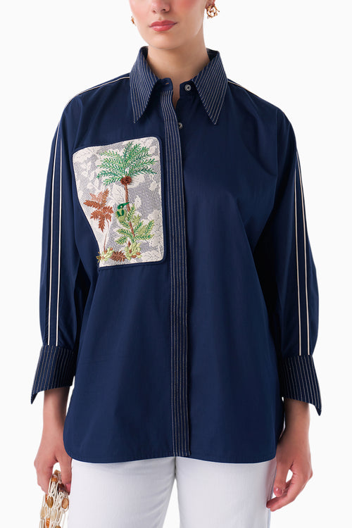 Navy Rooted Shirt