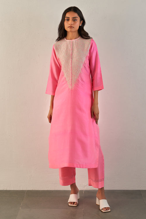 Pink Icicle Kurta