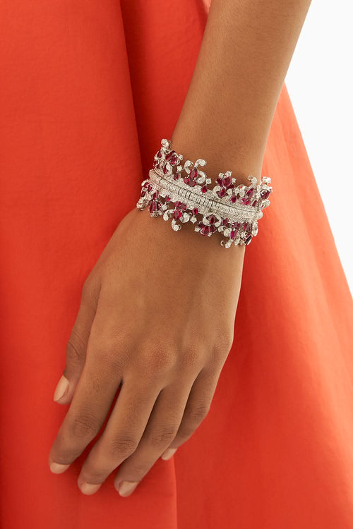 Red & White Cuff