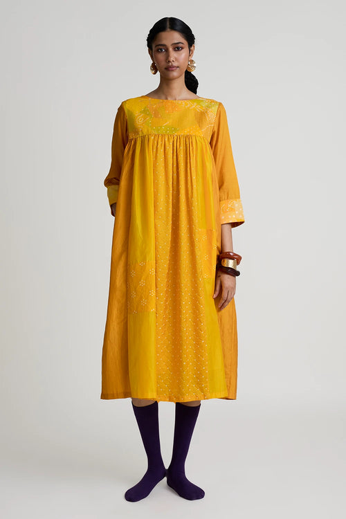 Yellow Boro Dress