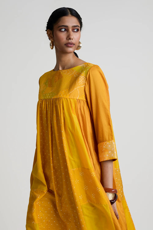 Yellow Boro Dress