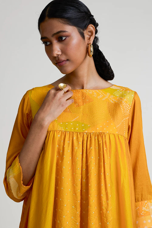Yellow Boro Dress