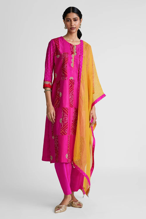 Rani Rectangle Patchwork Suit Set