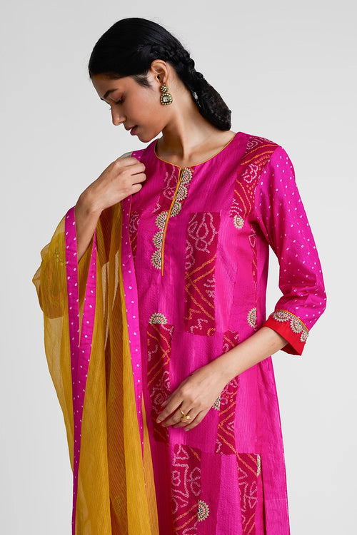 Rani Rectangle Patchwork Suit Set