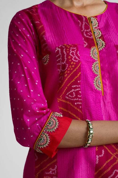 Rani Rectangle Patchwork Suit Set