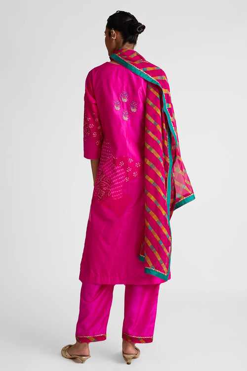 Rani  Floral Patchwork Suit Set