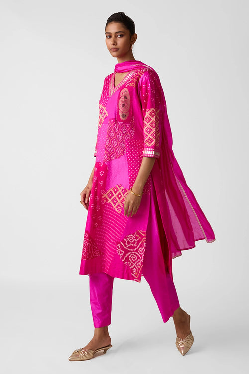 Rani Patchwork Gota Suit Set