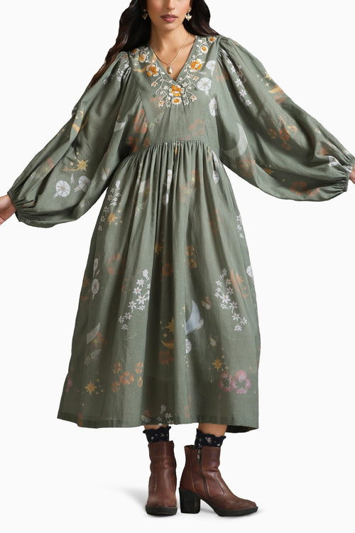 Sage Noorah Dress