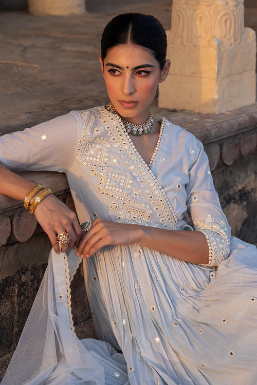Ice Blue Diamond Angrakha