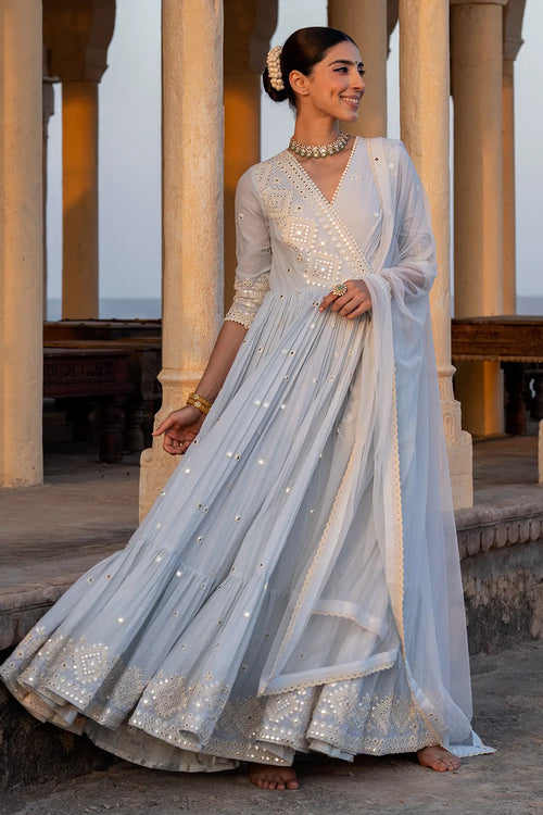 Ice Blue Diamond Angrakha