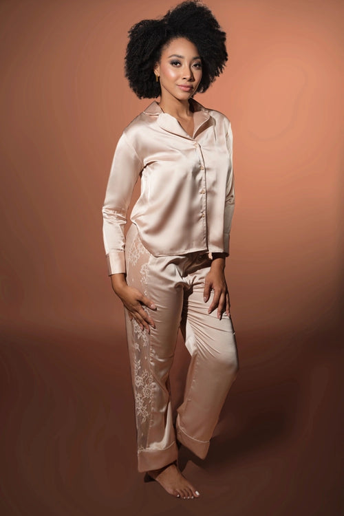 Champagne Nightsuit Set