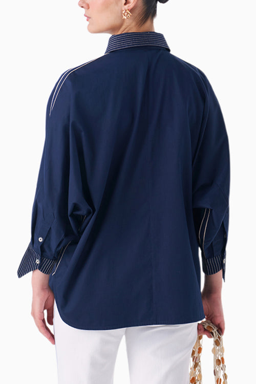 Navy Rooted Shirt
