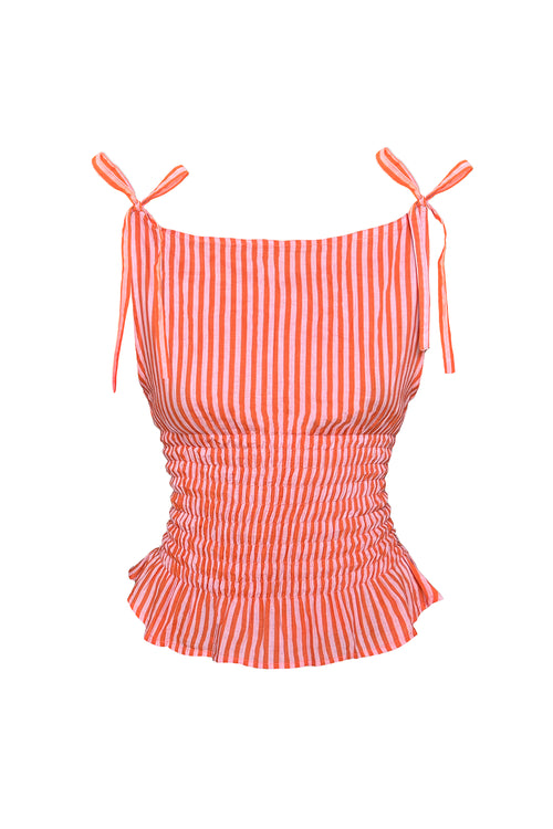 Orange Daman Top