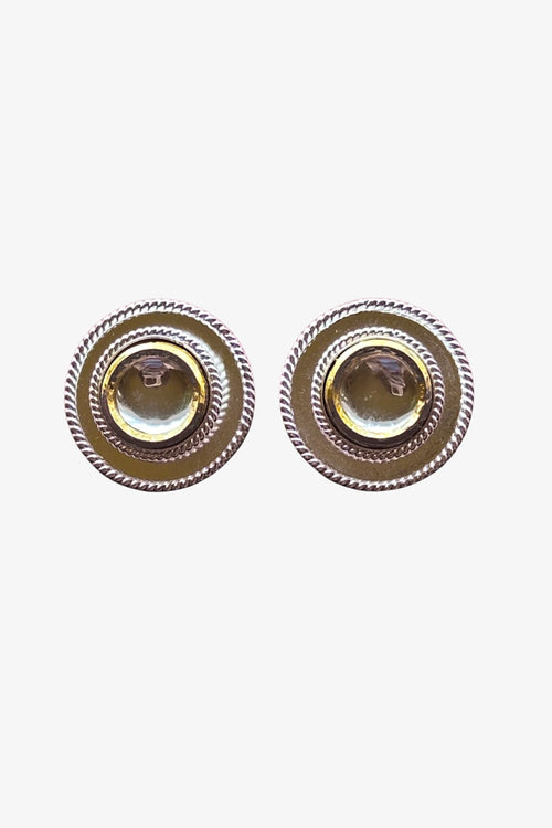 Polki Dot Stud Earrings