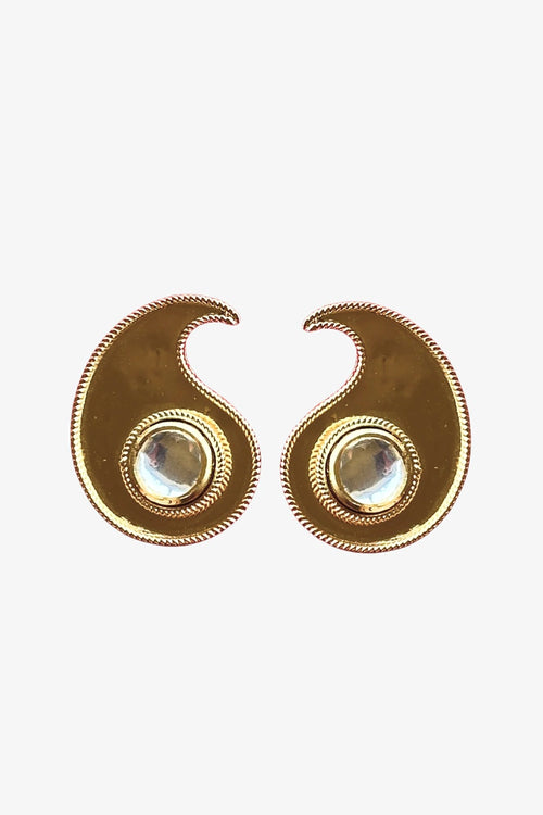 Polki Paisley Earrings