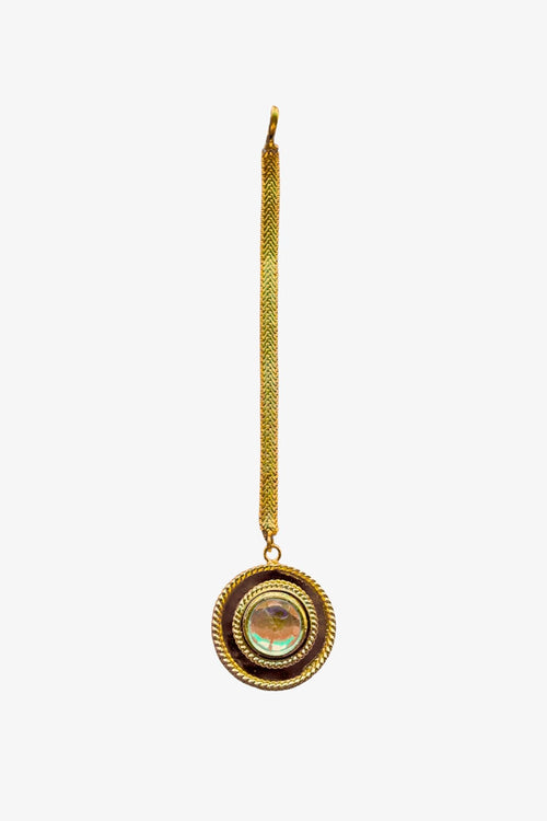 Polki Gold Maangteeka