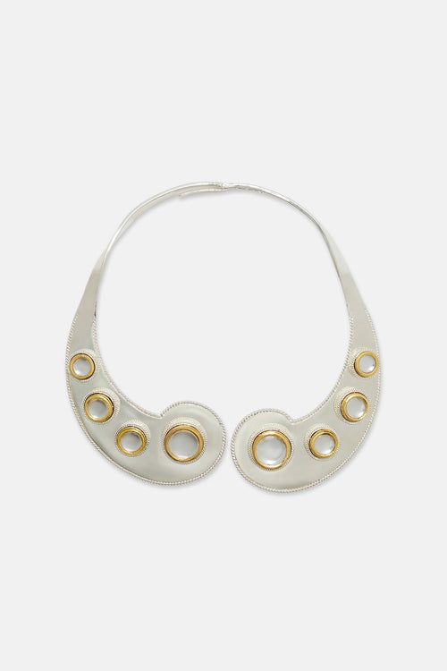 Polki Curl Collar Necklace