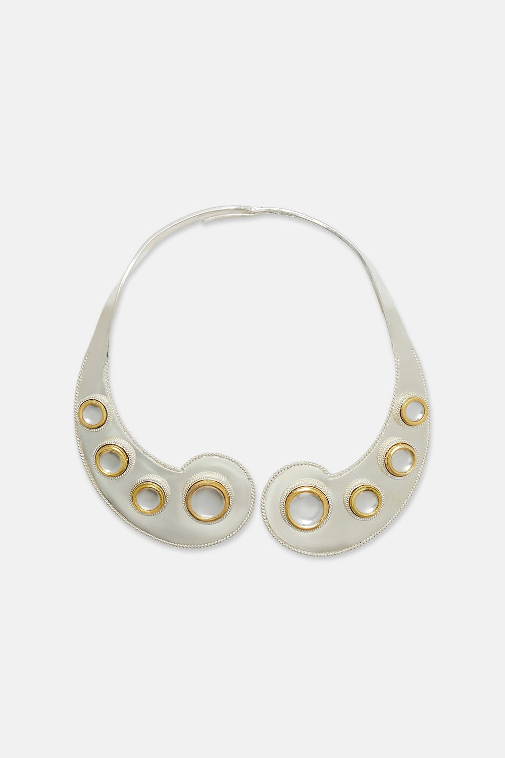 Polki Curl Collar Necklace
