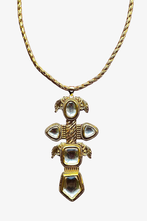 Polki Achanthus Necklace