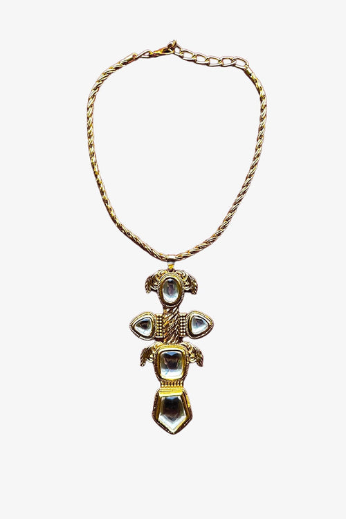 Polki Achanthus Necklace