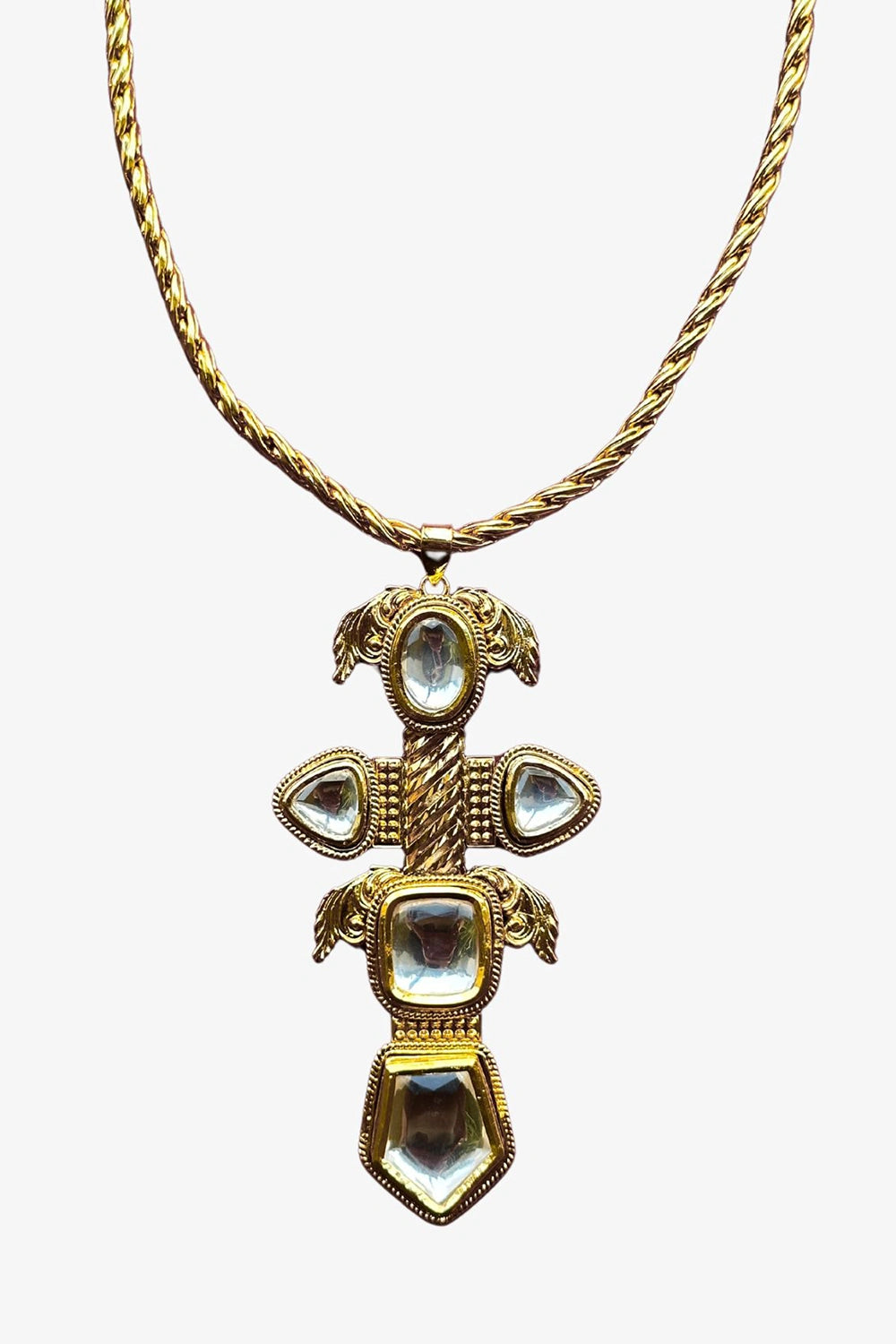 Polki Achanthus Necklace