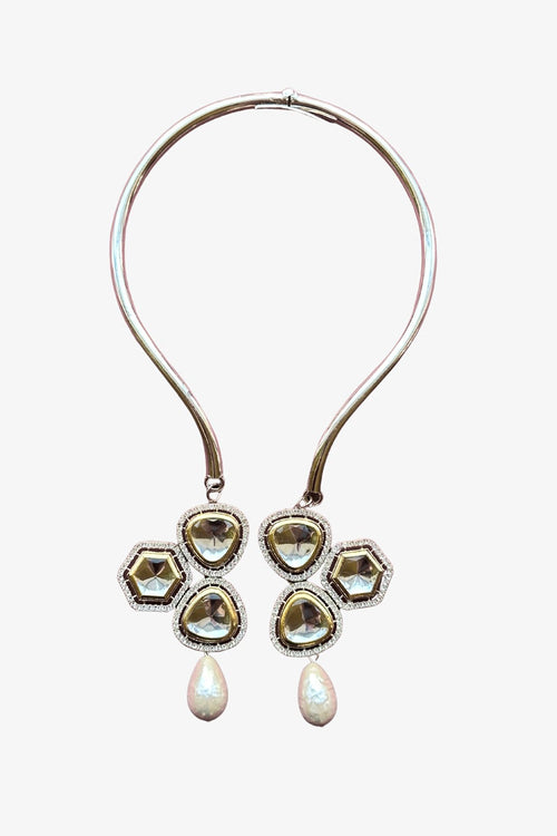 Polki Celestial Collar Necklace