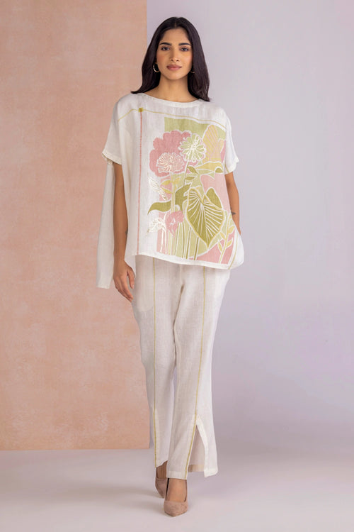 Vivid Dreams Off White Square Co-ord Set