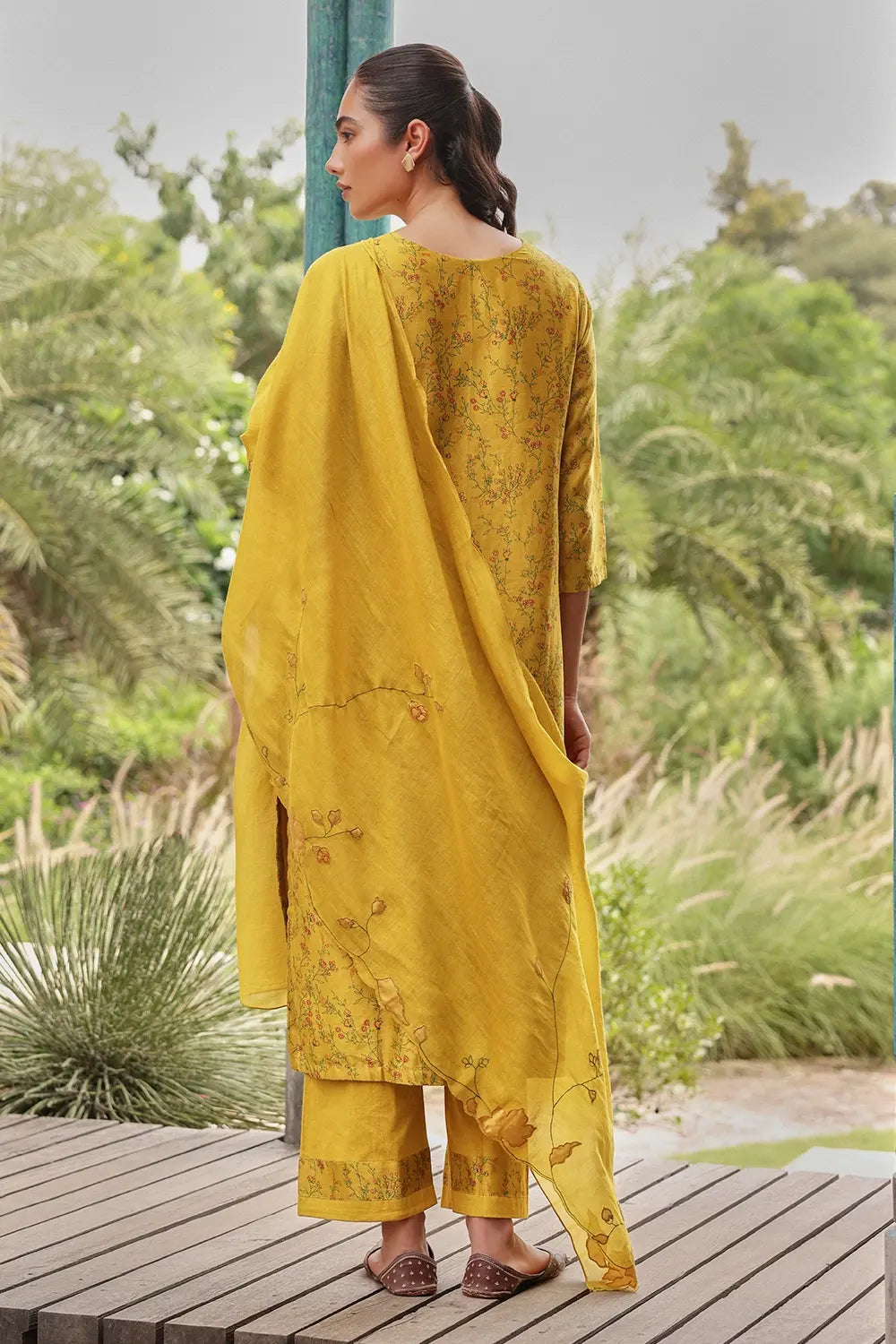 Tuscany Harvest Floral Kurta Set