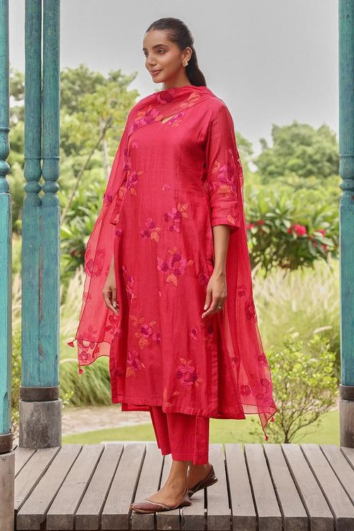 Gulab Bagh Embroidered Kurta Set