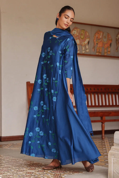 Neel Kamal Handcrafted Anarkali Set