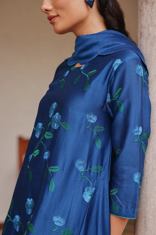 Neel Kamal Handcrafted Anarkali Set