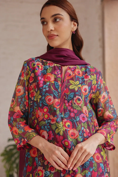 Amethyst Serenade Kurta Set
