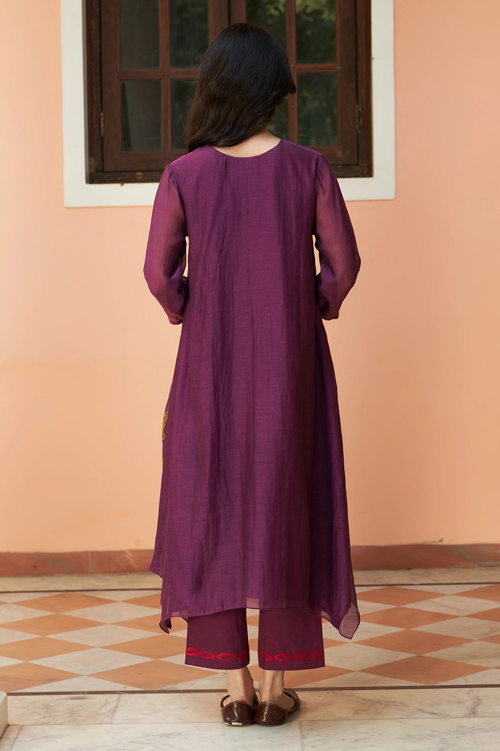 Amethyst Applique Kurta Set