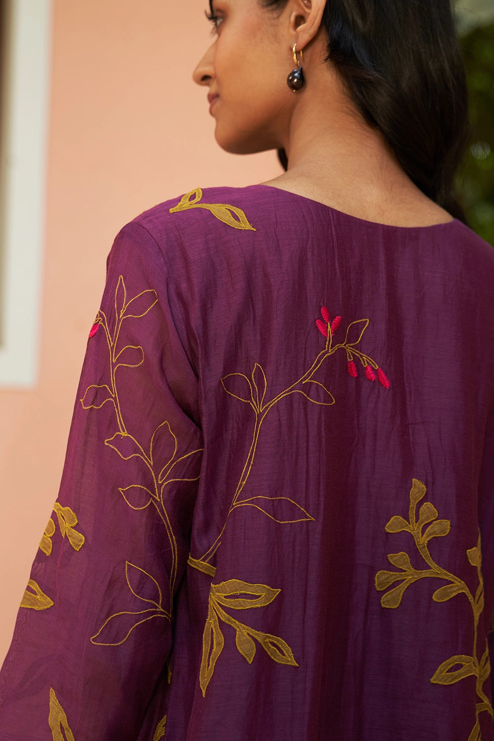 Amethyst Embroidered Jacket Dress