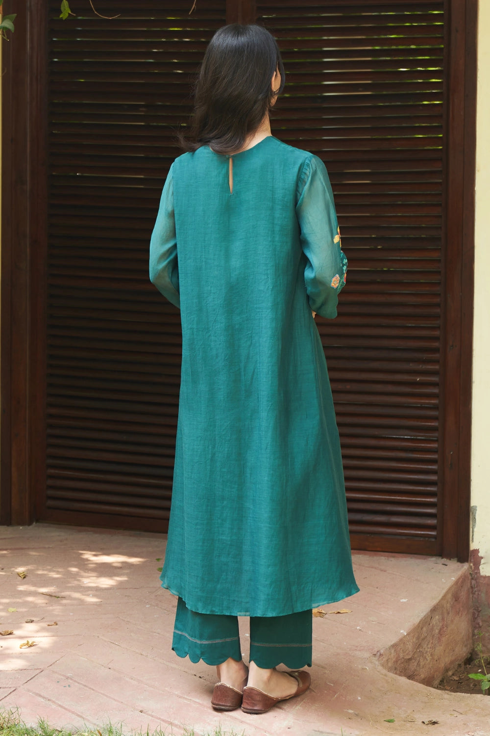 Emerald Floral Kurta Set