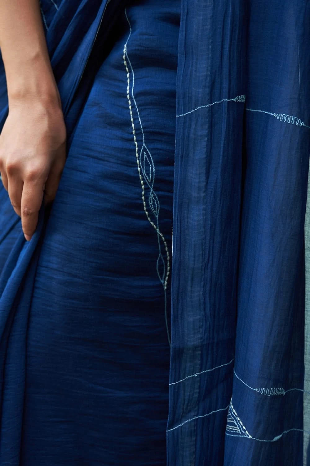 Indigo Saree