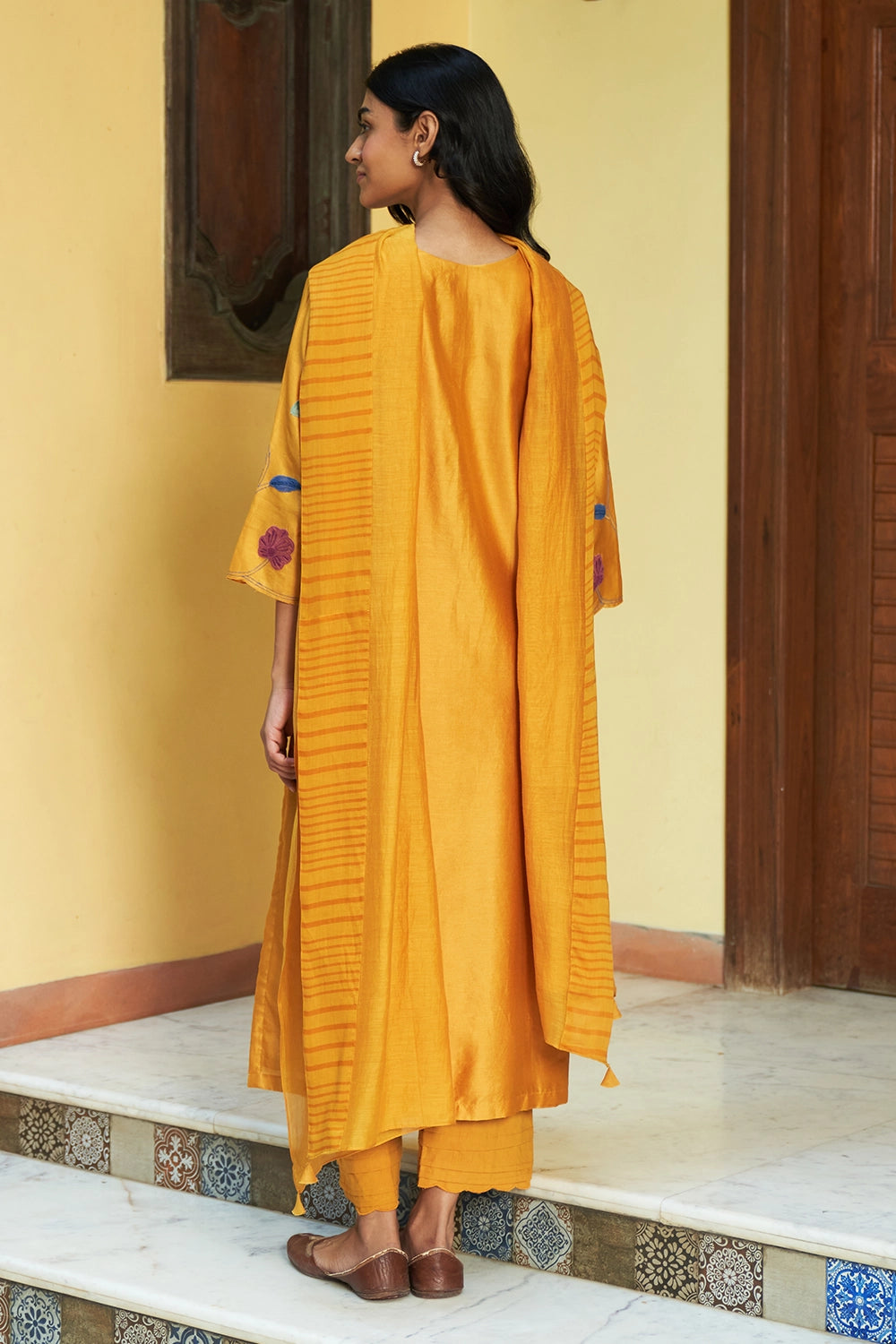 Amber Applique Kurta Set