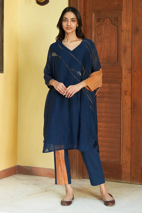 Indigo Kurta Set